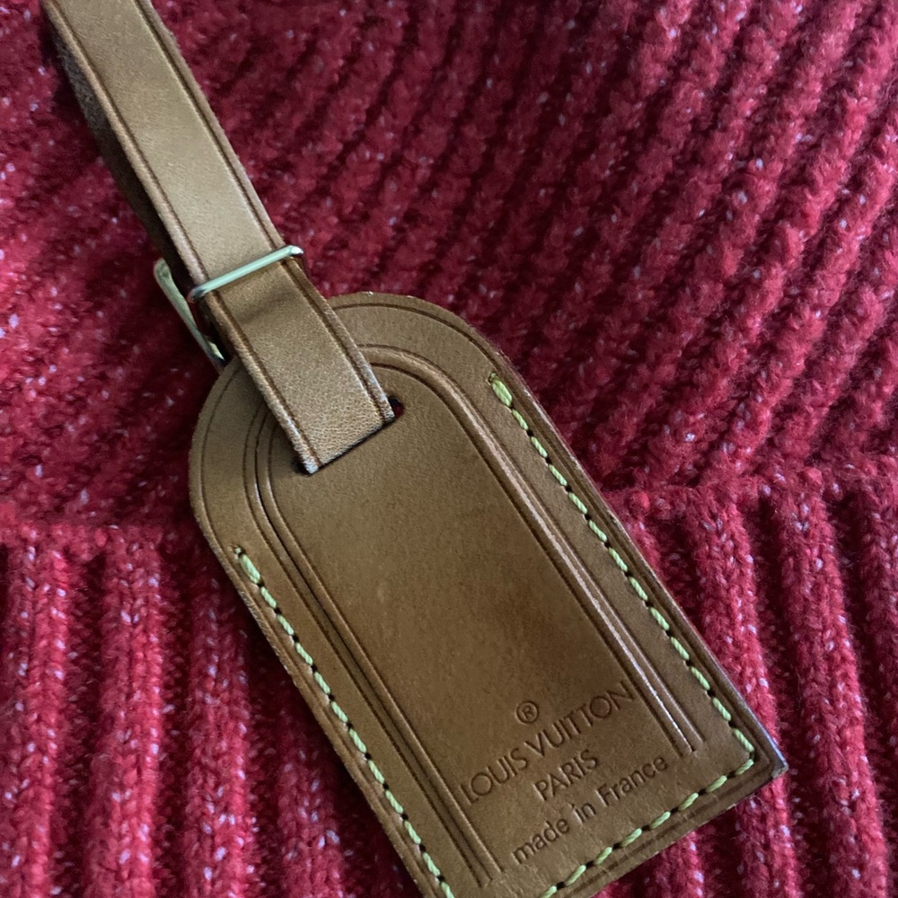 Louis Vuitton luggage tag